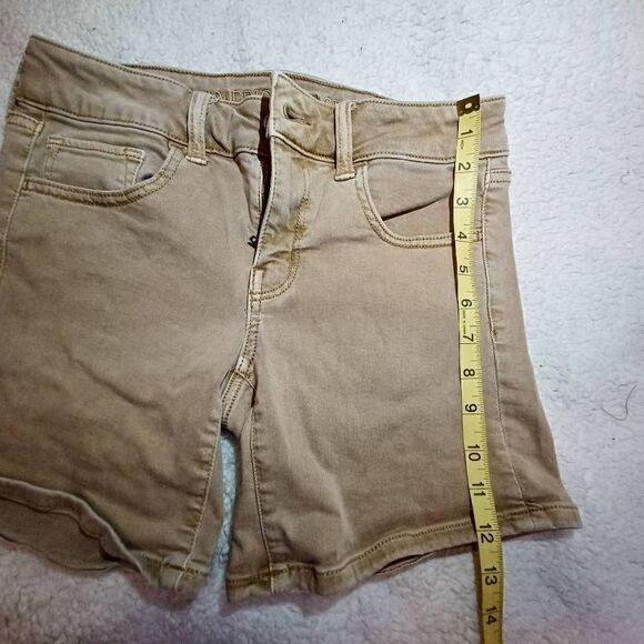 American Eagle Shorts Super Stretch Midi Denim Size 4 - Picture 6 of 7